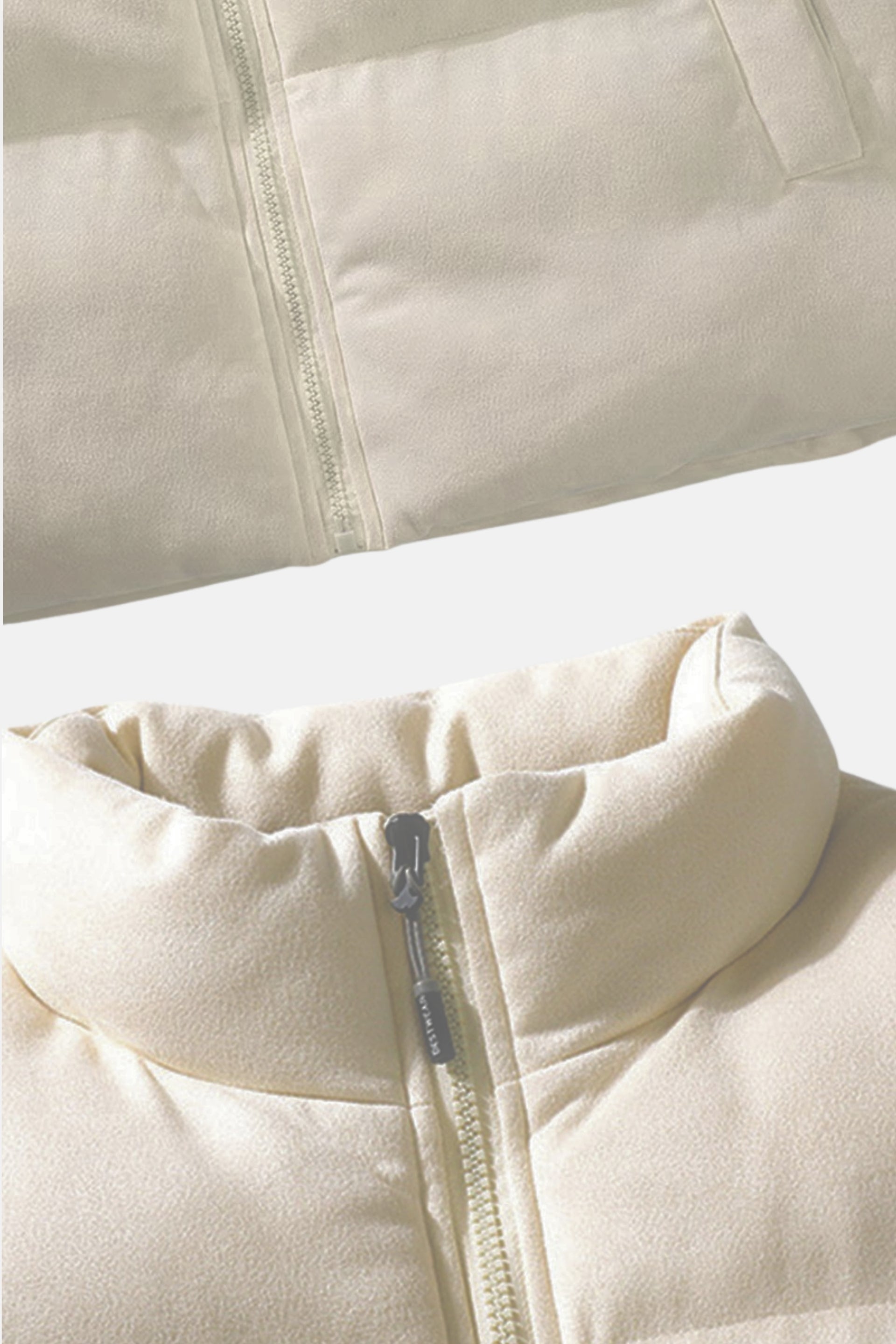 Monte Carlo Suede Gilet – Ecru
