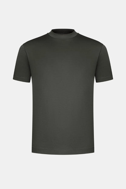 Premium glanzende T-Shirt donker groen