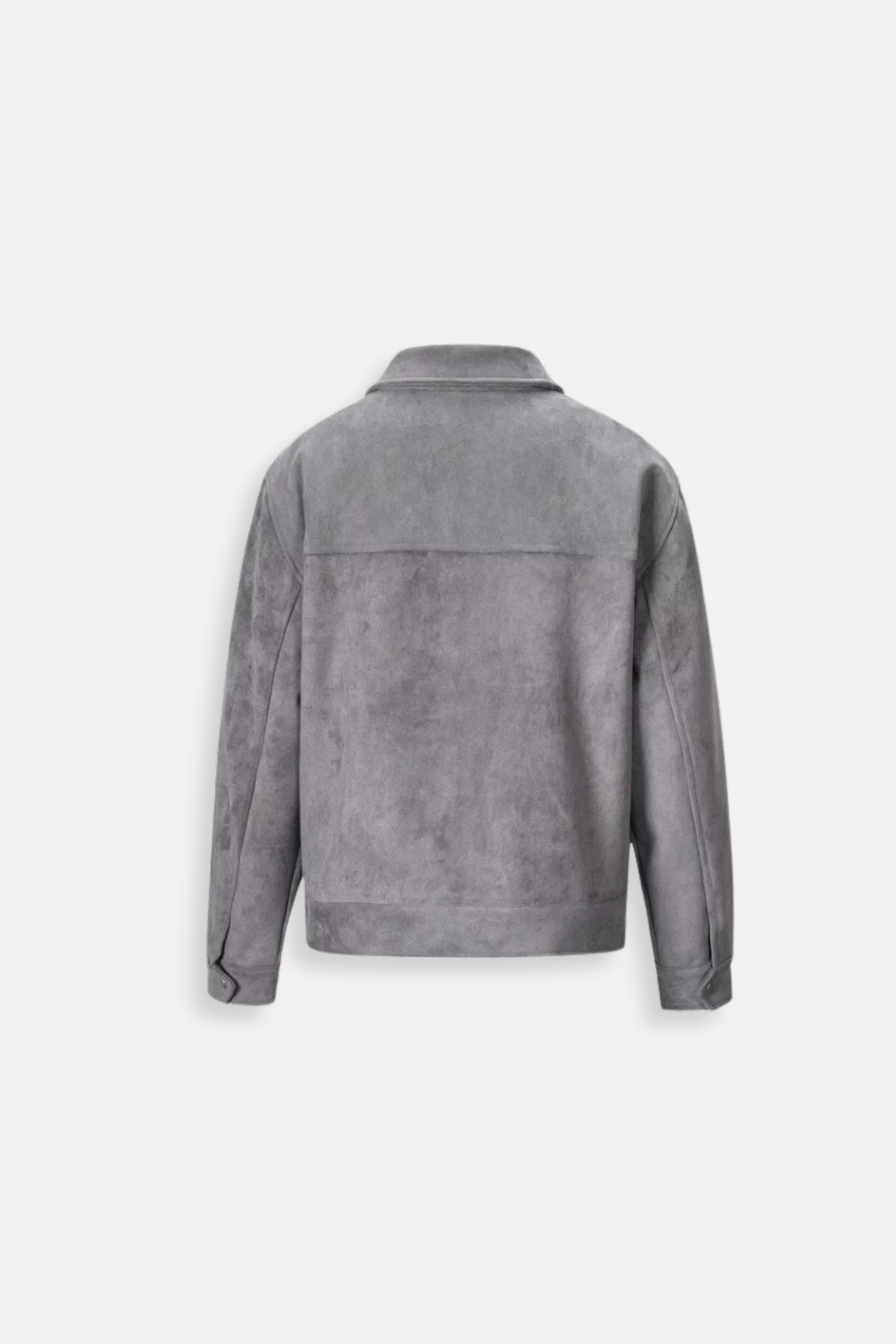 Luxurious suede jacket grey