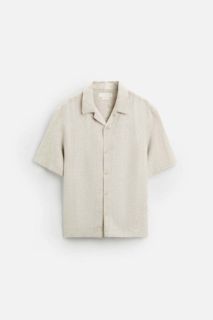 Premium linnen zomer set taupe