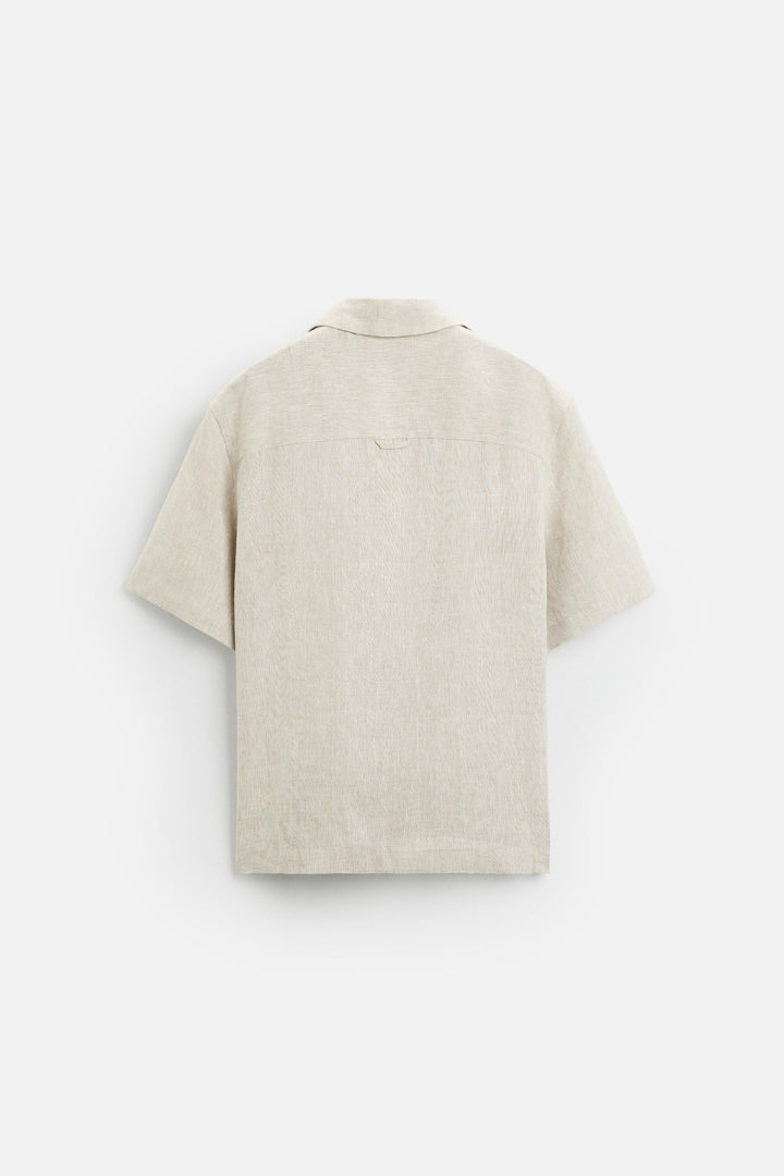 Premium linnen zomer set taupe