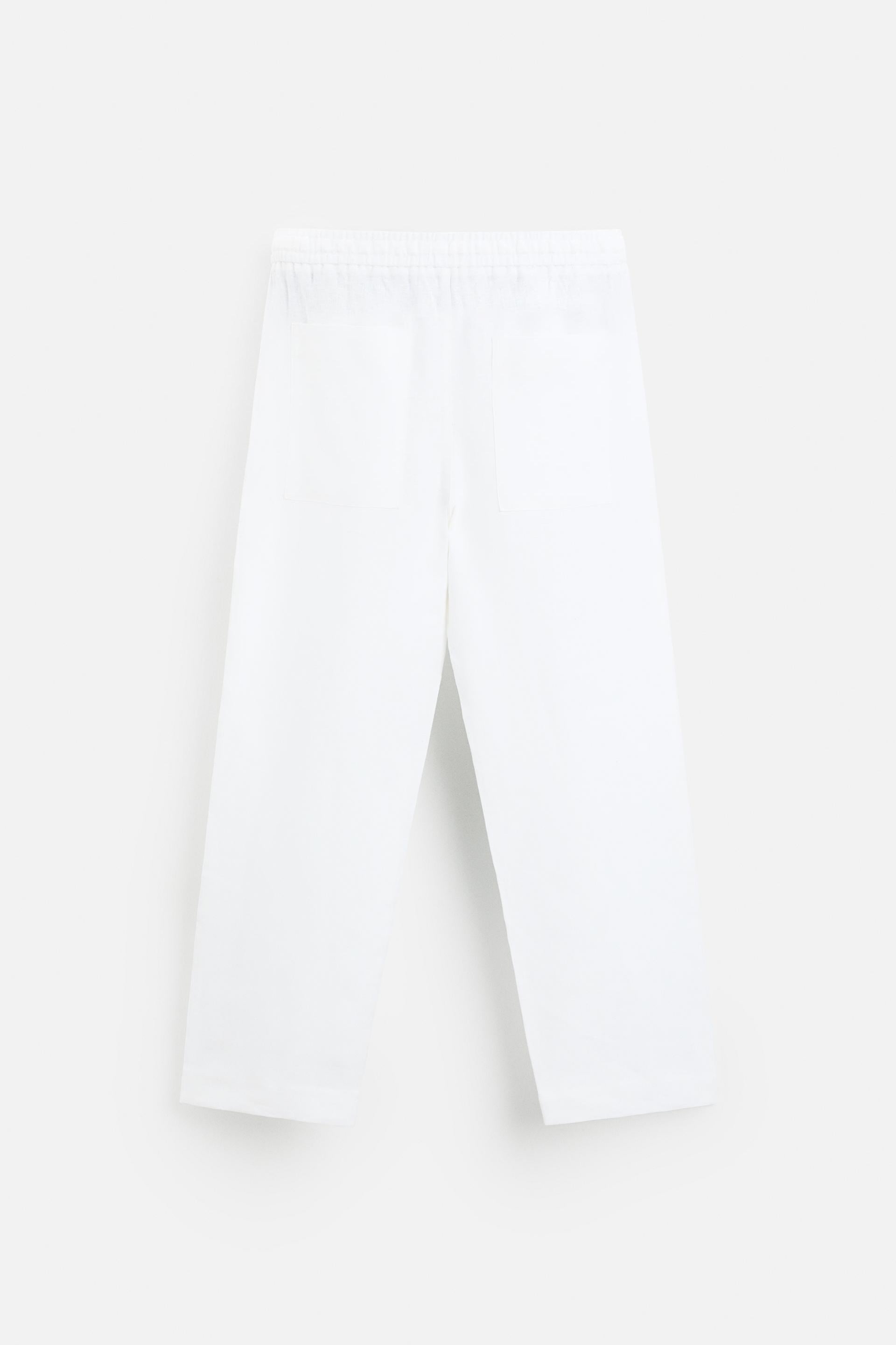 Linnen broek licht wit
