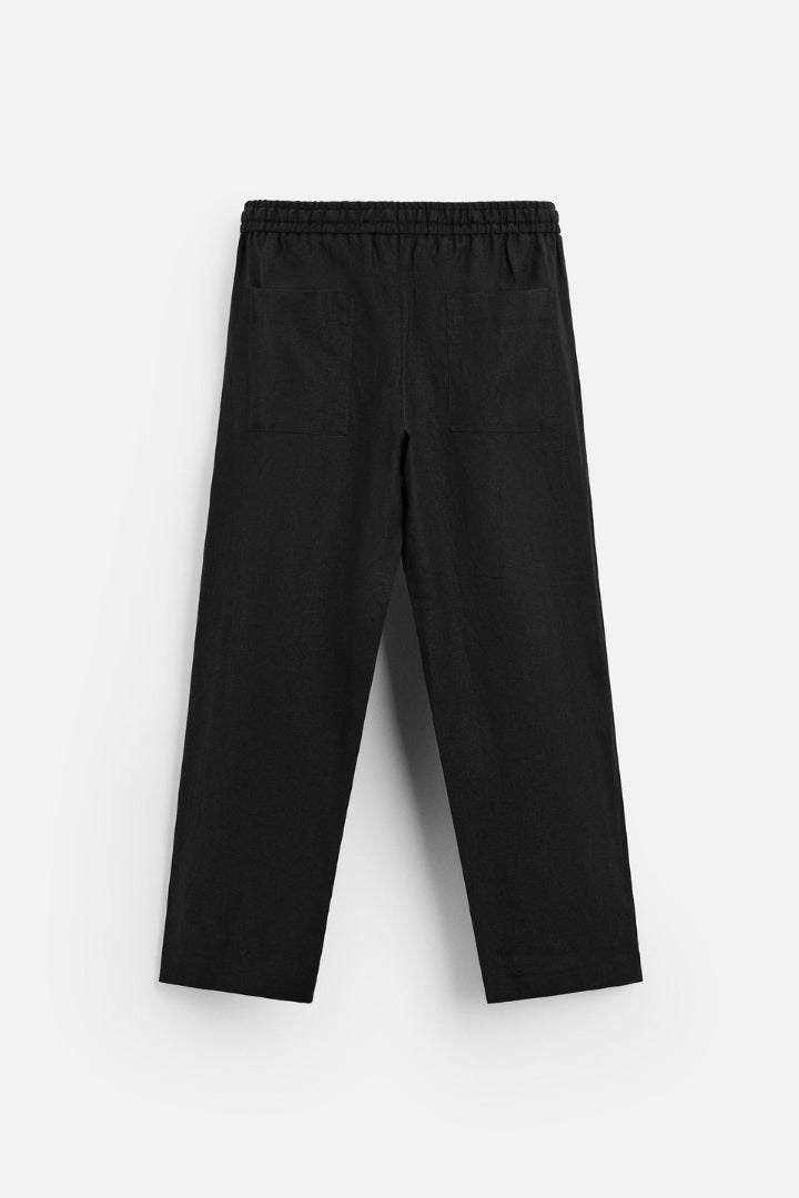 Premium linnen zomer set zwart