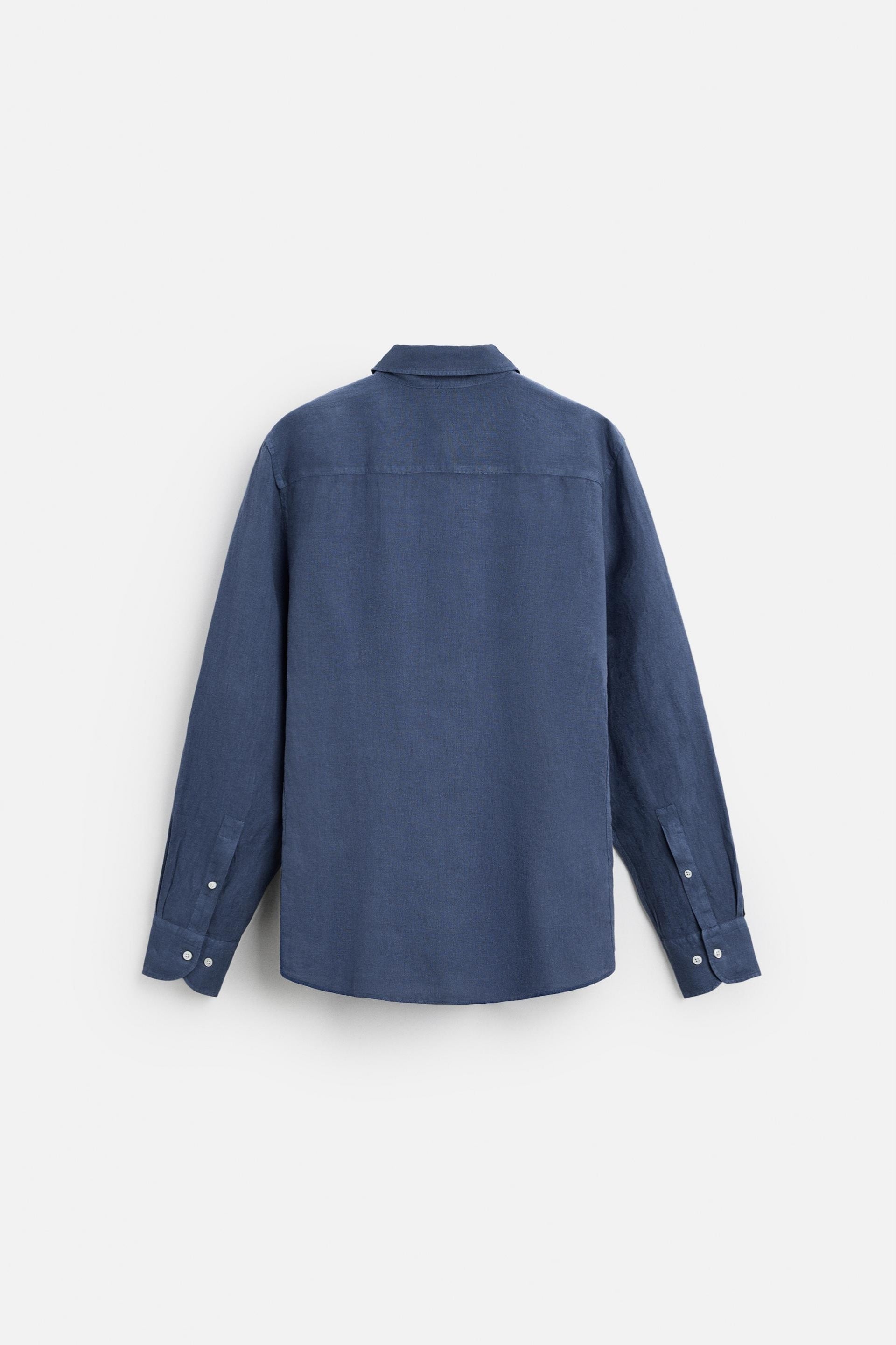 Linnen overhemd denim