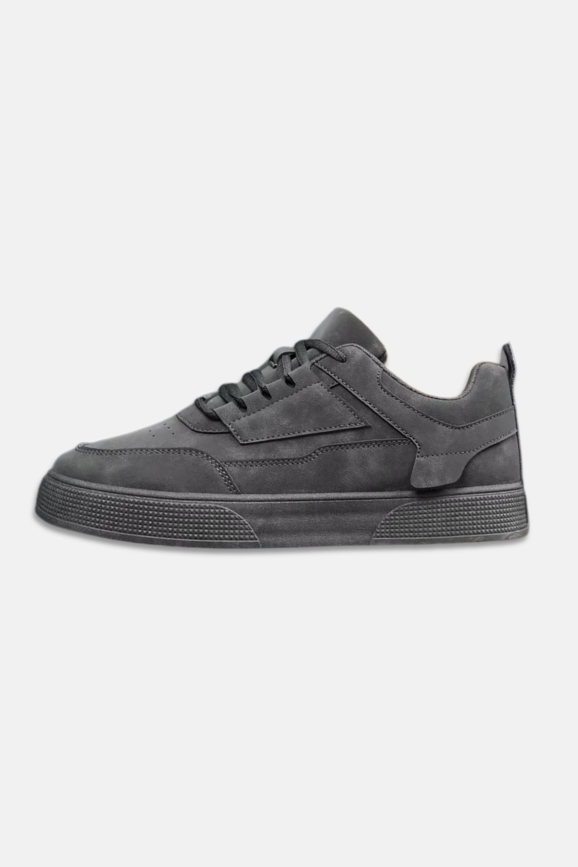 Suede sneakers grijs