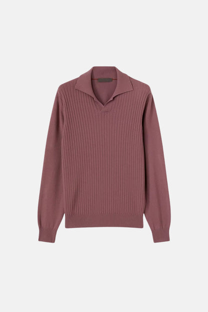 cashwool polo lang roze