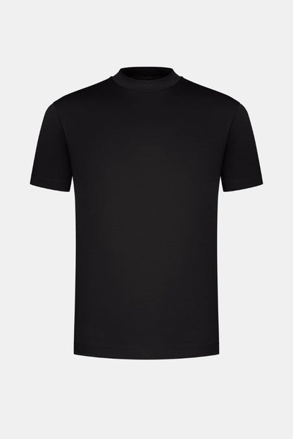 Premium glanzende T-Shirt zwart