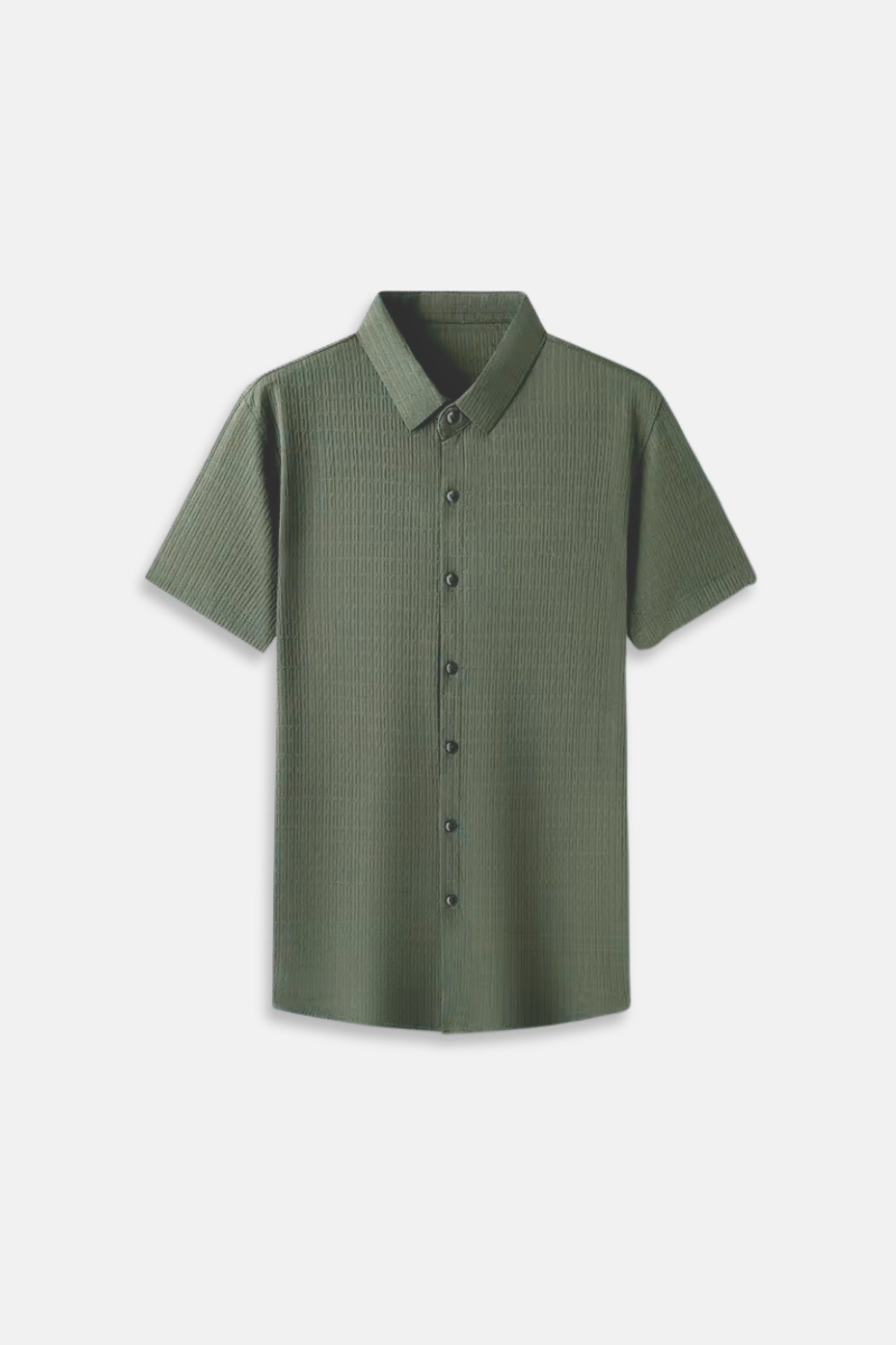 Luxurious shirt with structure green