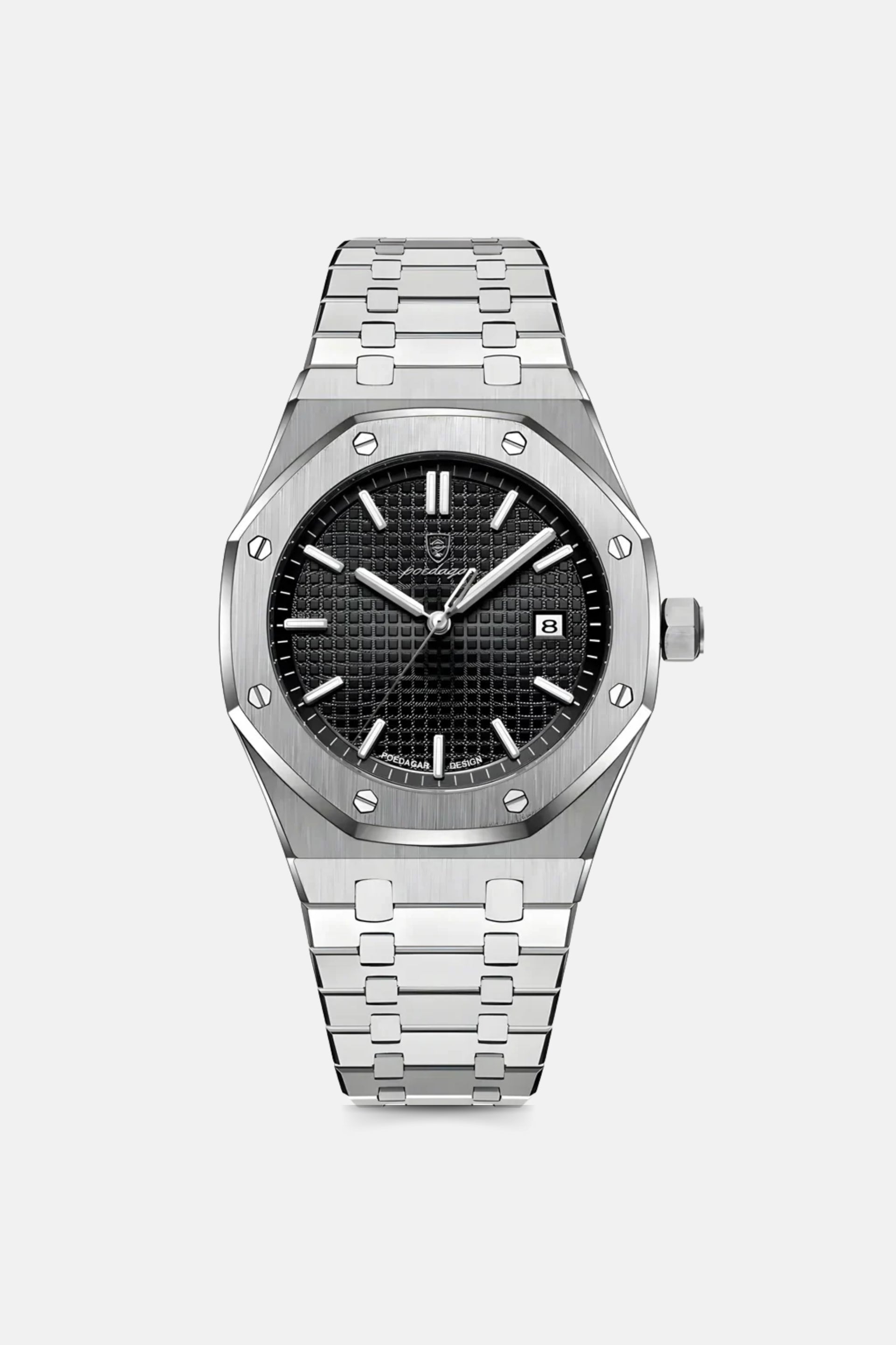 Royal watch silver/black