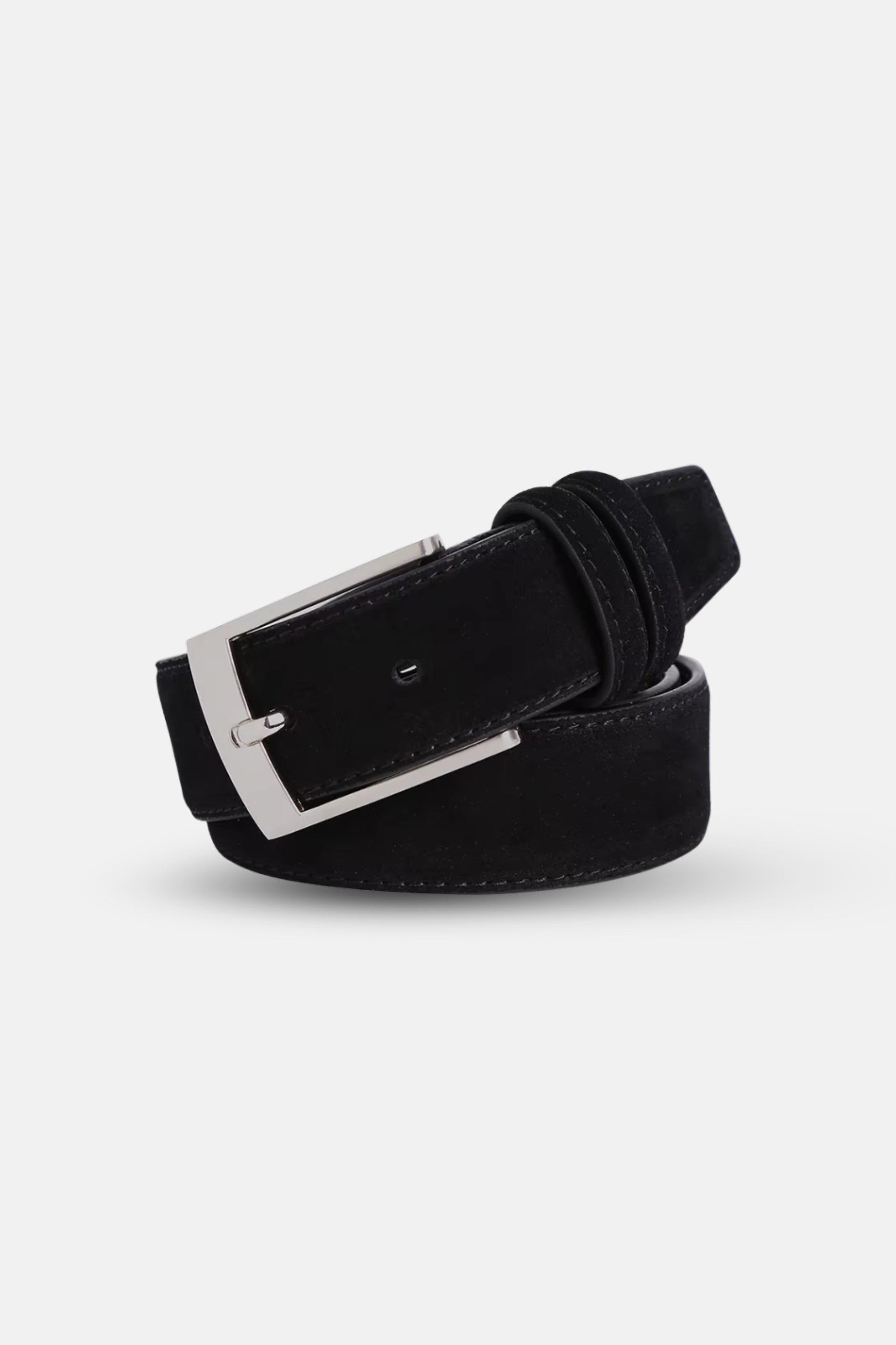 Suede belt black