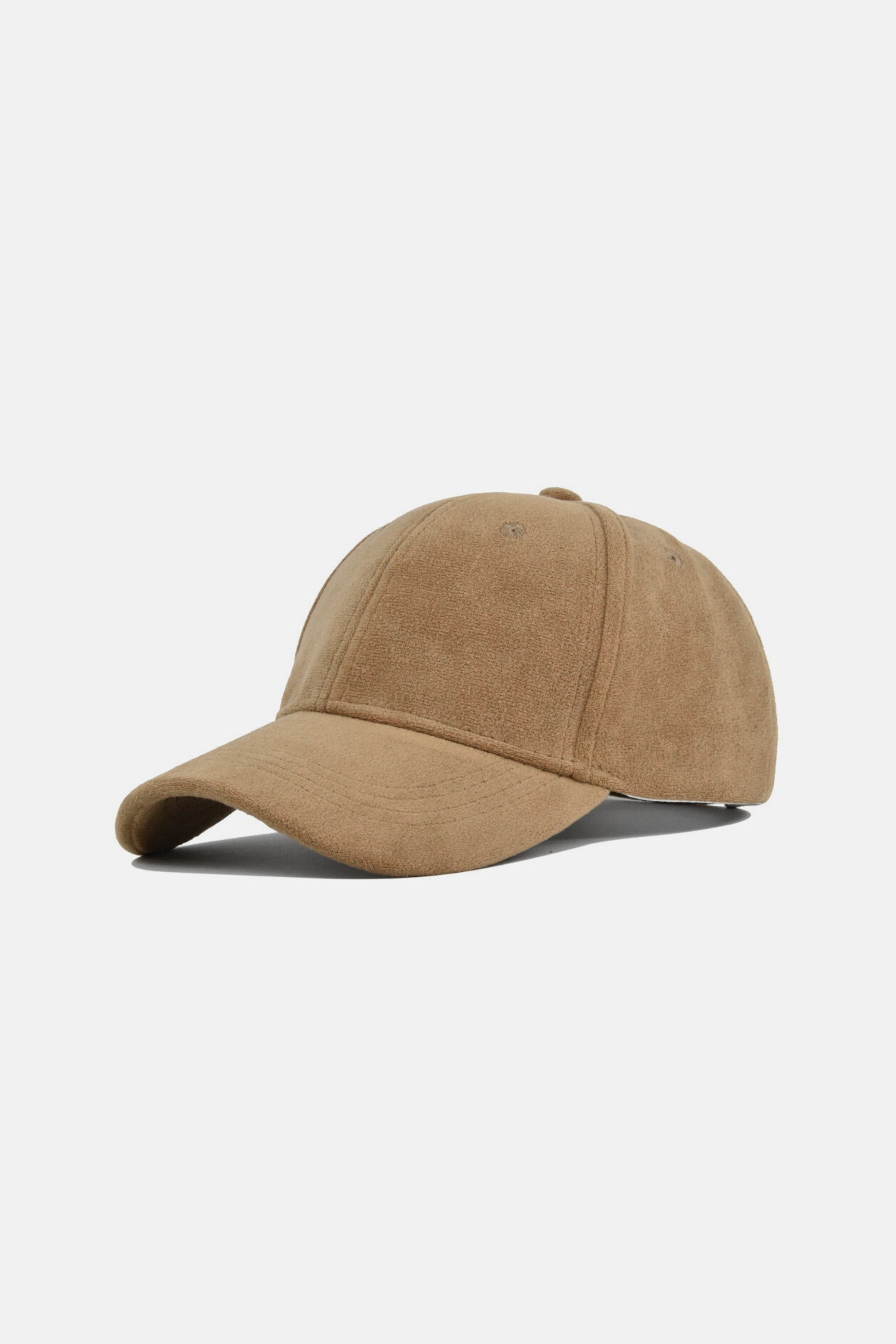 Suede baseball cap khaki beige ofso