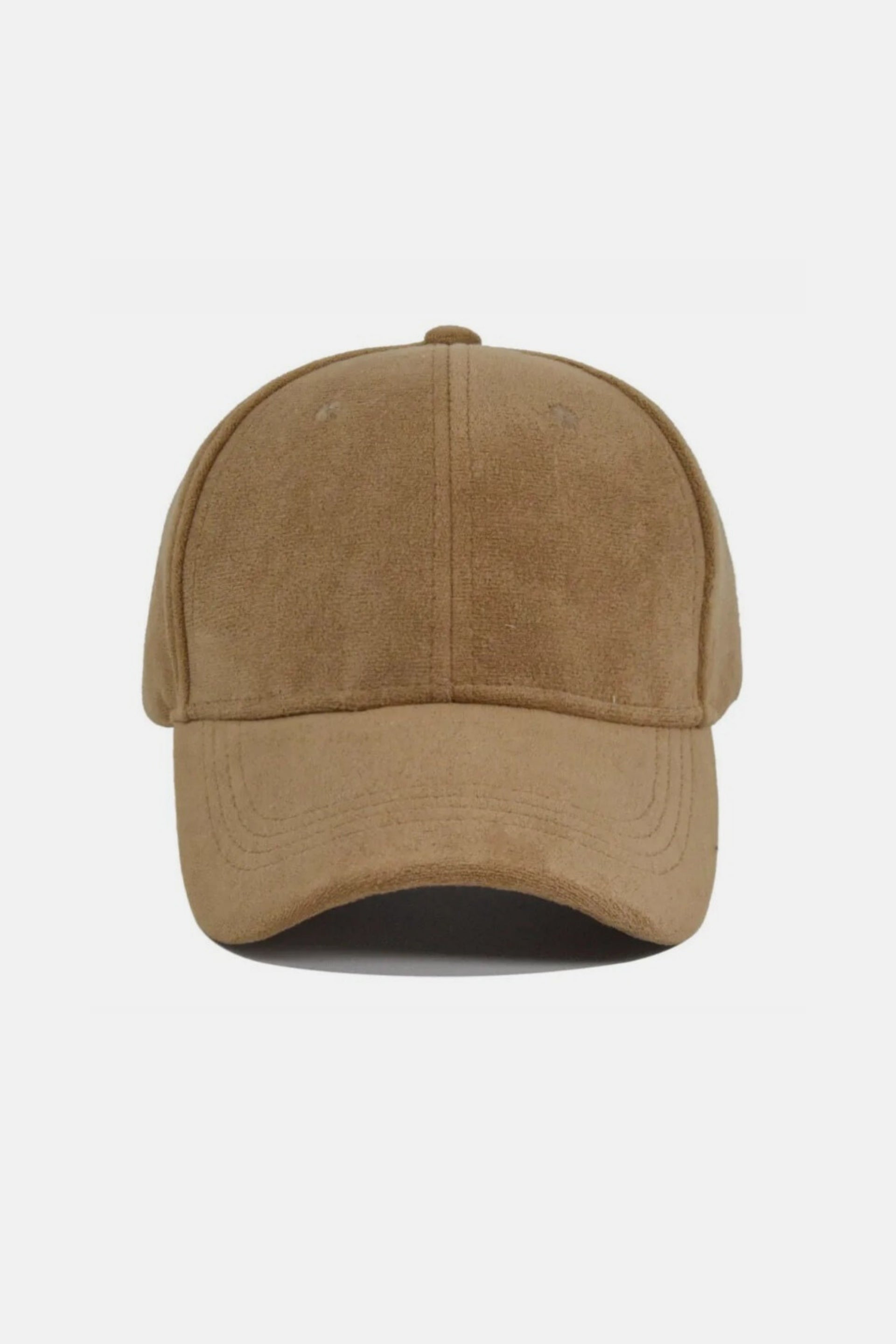 Suede baseball cap khaki beige ofso