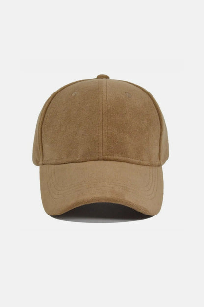 Suede baseball cap khaki beige ofso