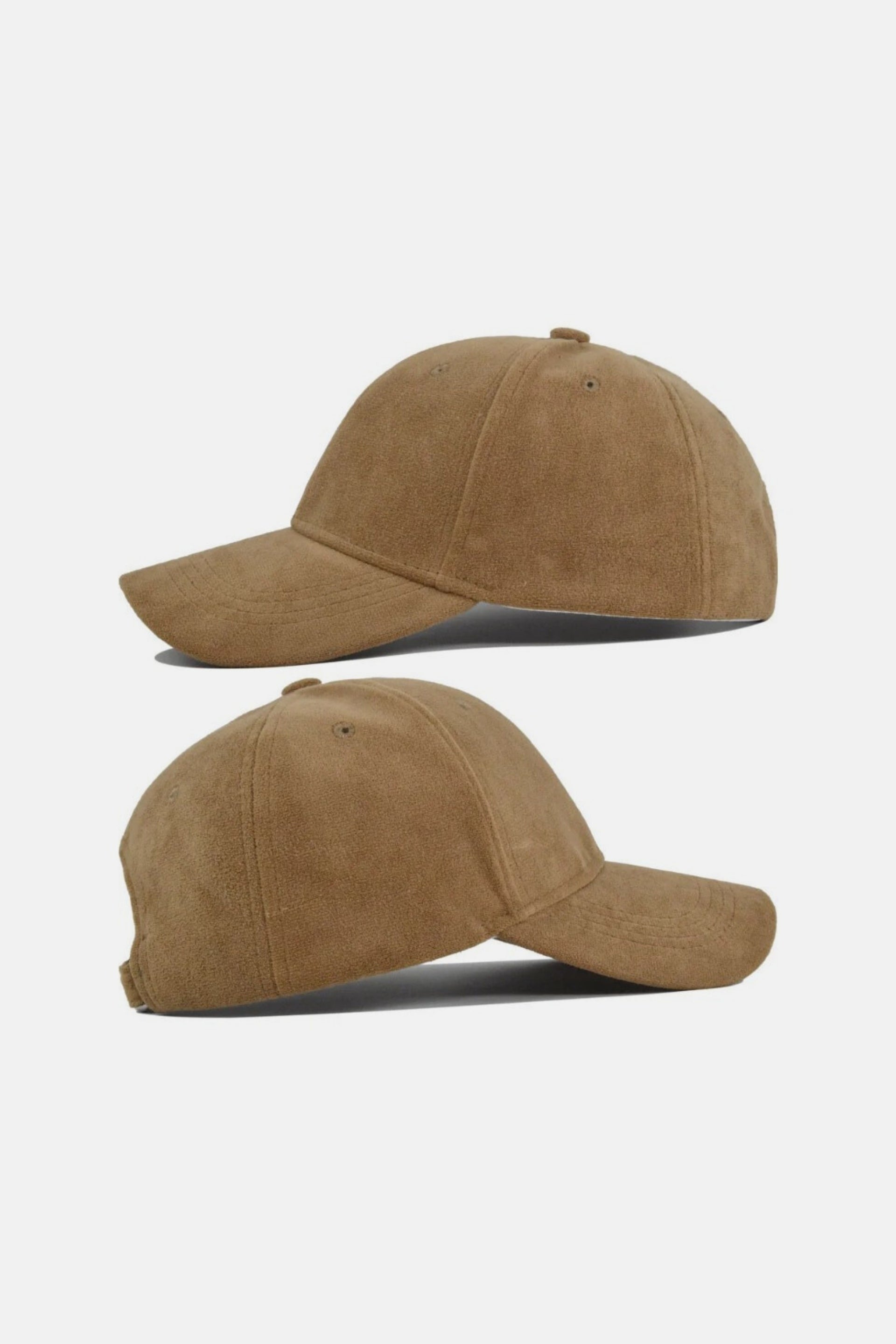 Suede baseball cap khaki beige ofso