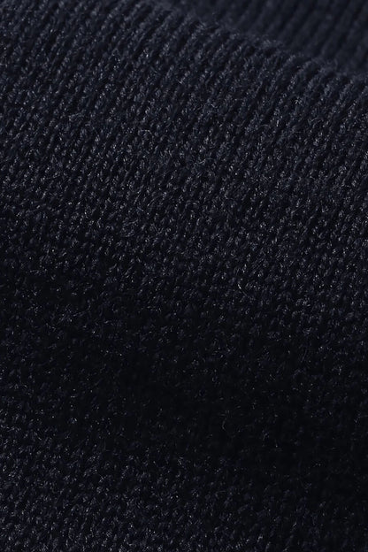 Portofino Kasjmier Mockneck – Nachtblauw