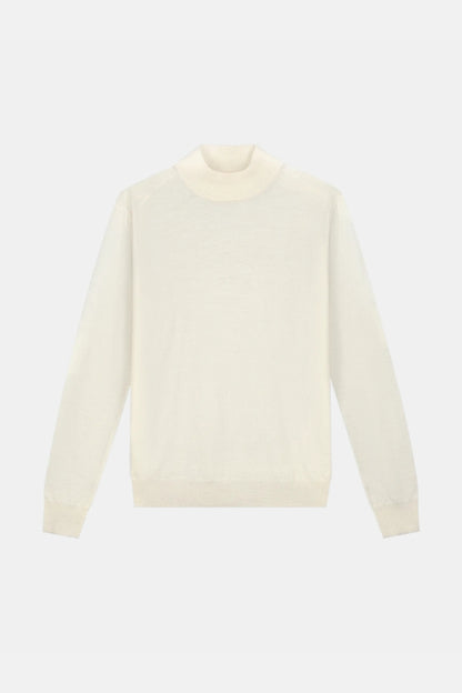 Portofino Kasjmier Mockneck – Ecru