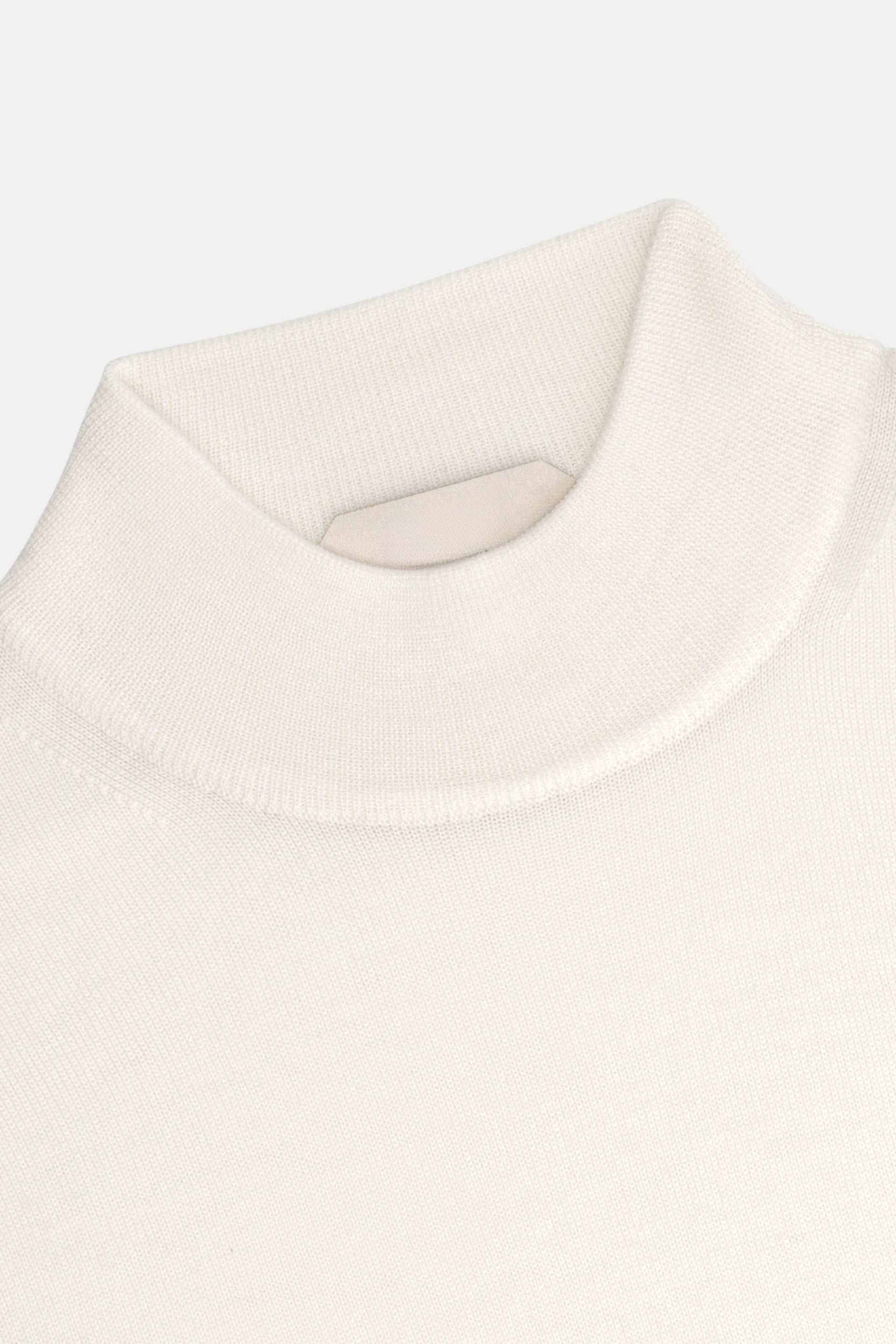 Portofino Kasjmier Mockneck – Ecru
