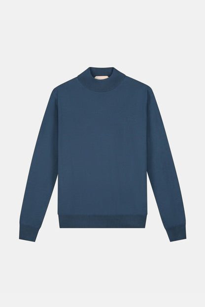 Portofino Kasjmier Mockneck – Marine