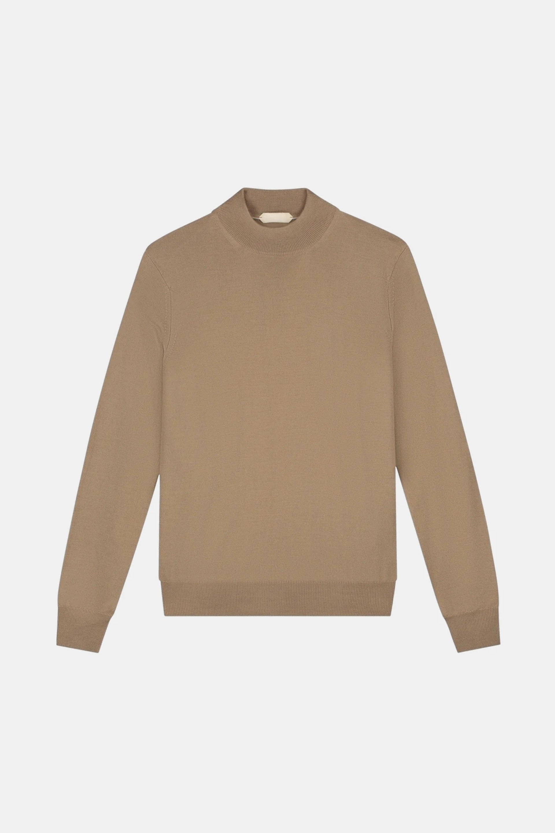 Portofino Cashmere Mockneck – Caramel