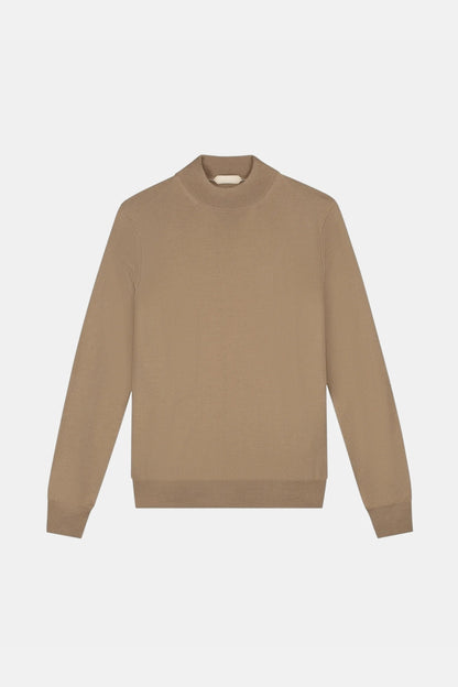 Portofino Kasjmier Mockneck – Karamel