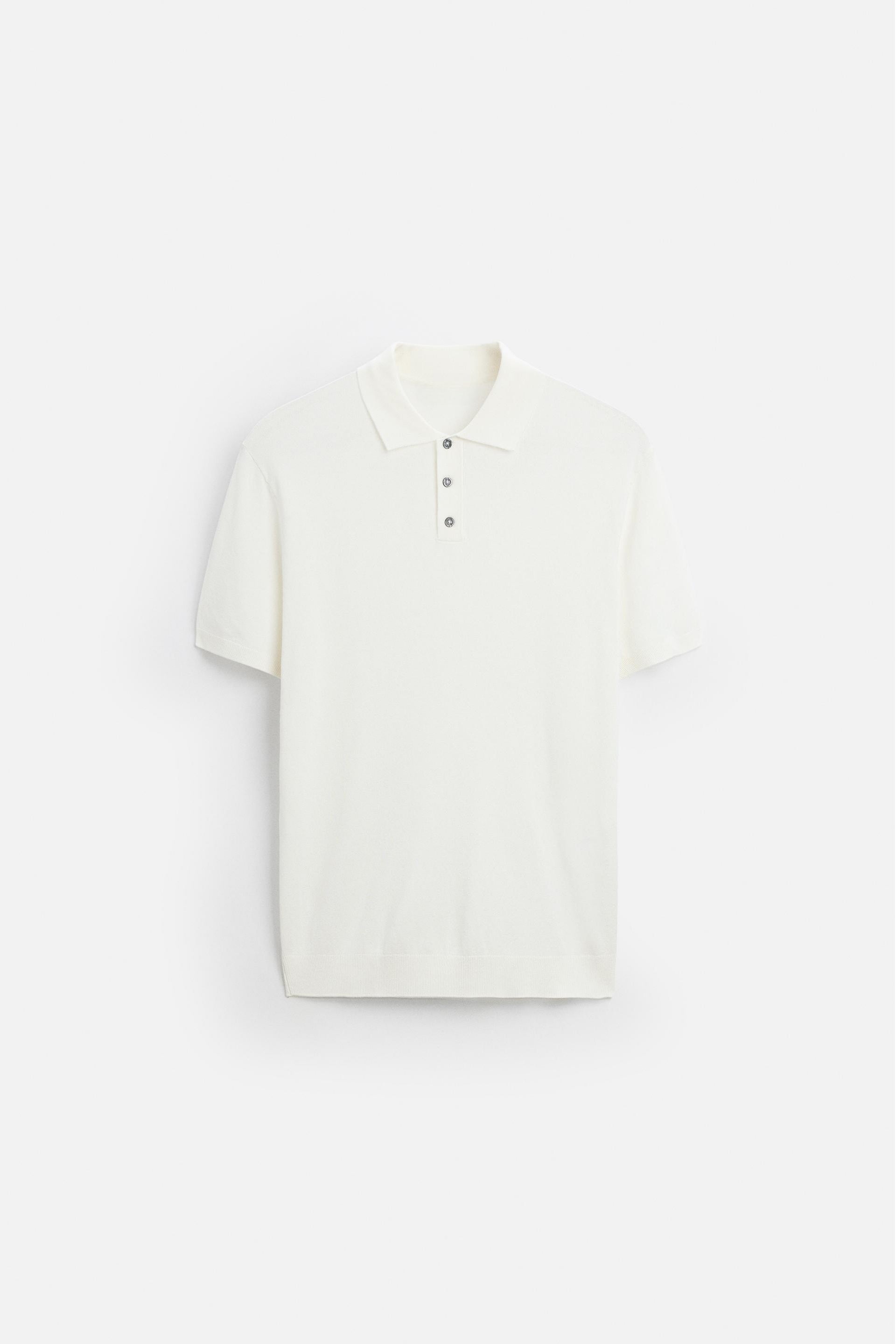 Firenze Cotton Polo - Ecru