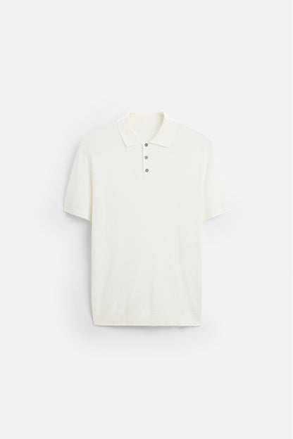 Firenze katoenen Polo - Ecru