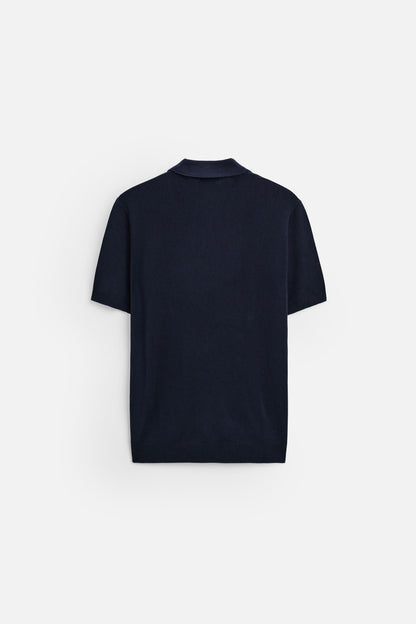 Firenze katoenen Polo - Marine