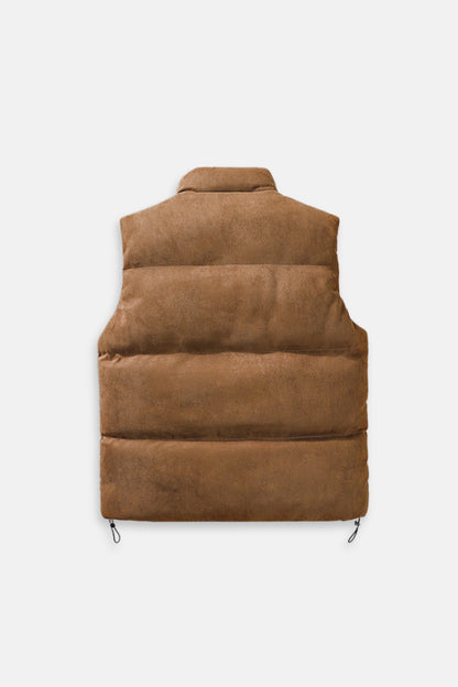 Monte Carlo Suede Gilet – Bruin