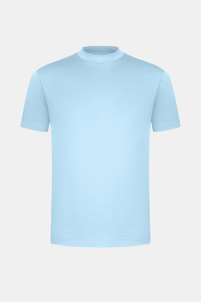Premium glanzende T-Shirt blauw