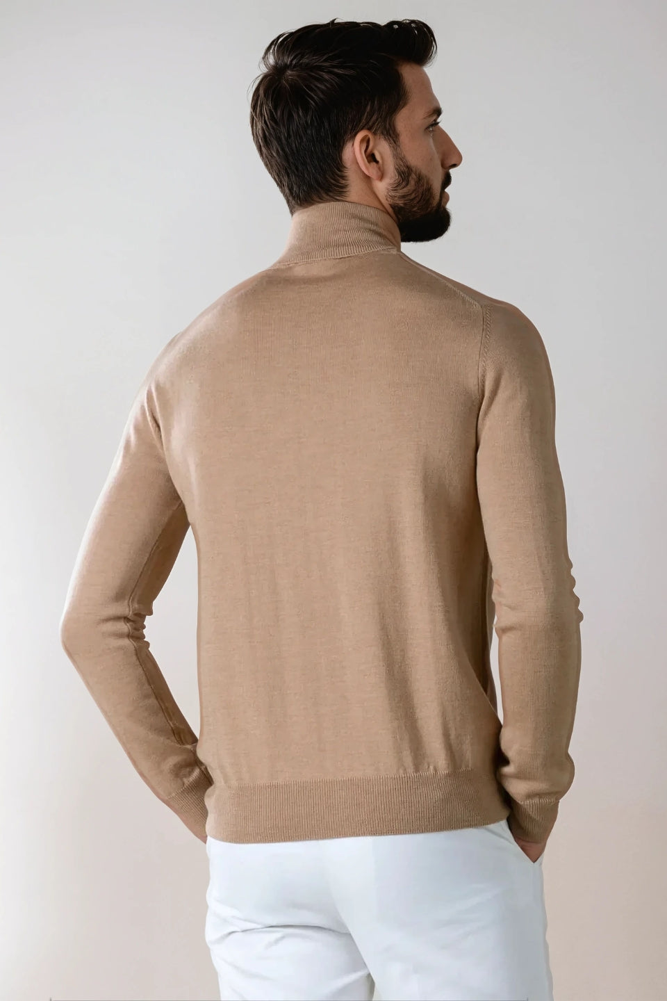 Lugano Cashmere Turtleneck - Caramel